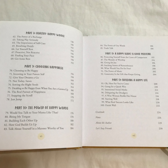 ๐3/$35 The Year of Living Happy 100 Day Devotional Journal Book Hardcover - Picture 8 of 11